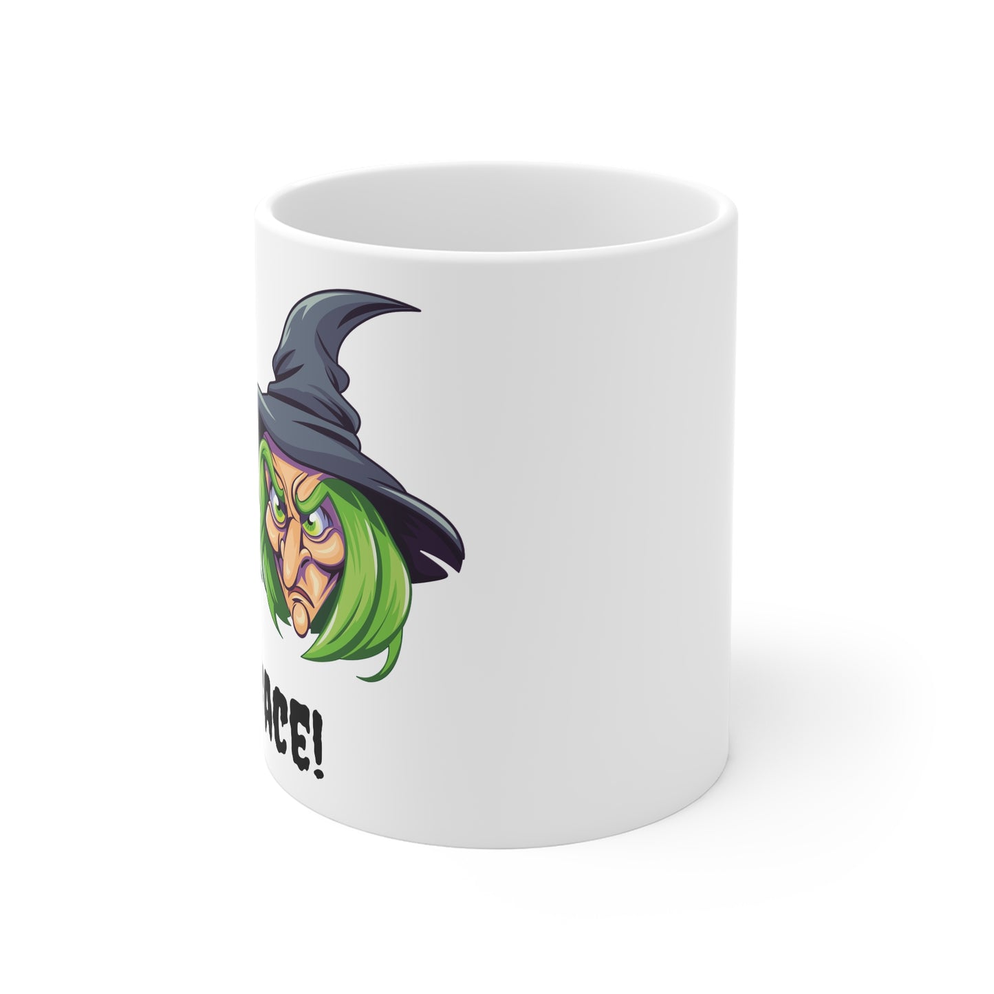 Halloween Mug with resting Witch face joke quote - Mug
