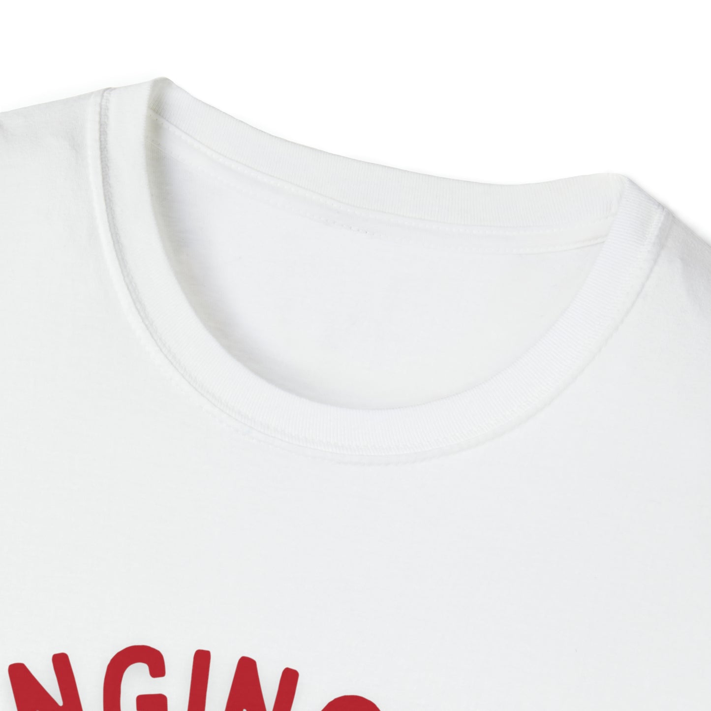 Halloween T-Shirt, Hanging Bat, Red Text