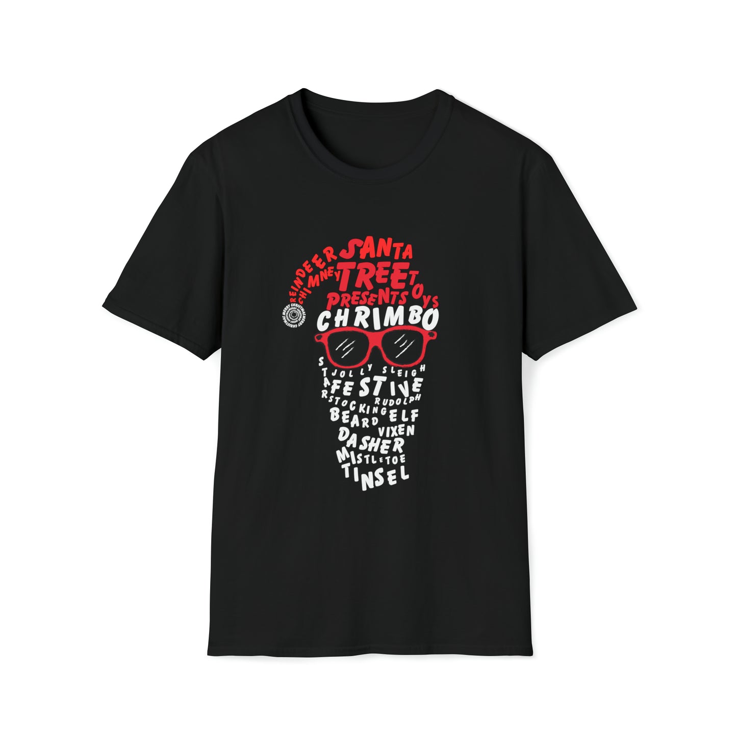 Christmas T-Shirt, Santa Face, Unisex