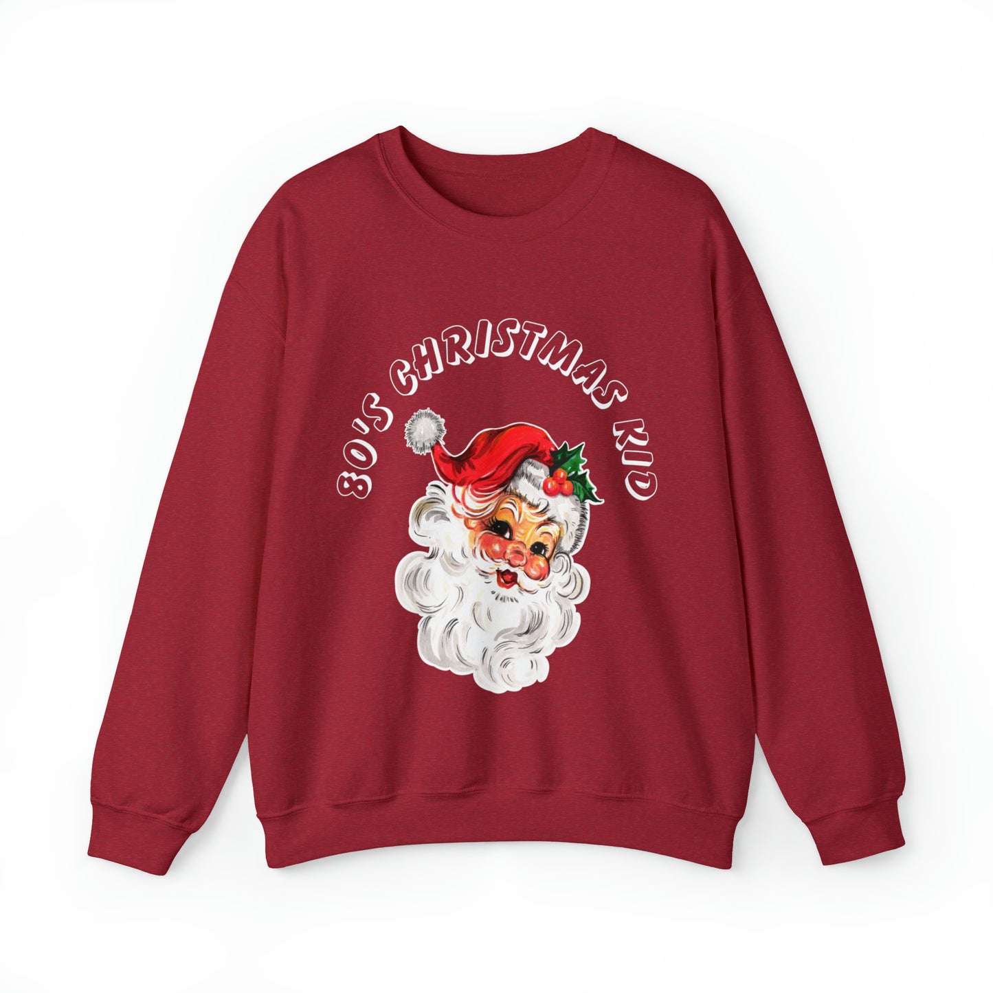 Christmas Sweatshirt, 80's Christmas Kid Design, Unisex
