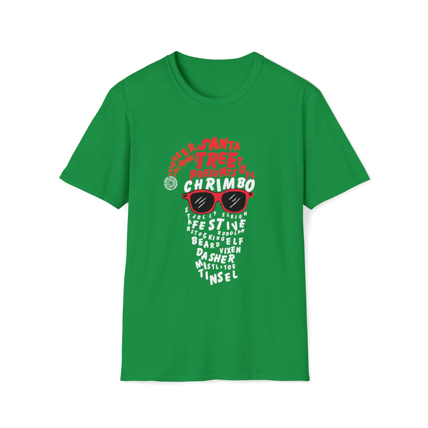 Christmas T-Shirt, Santa Face, Unisex