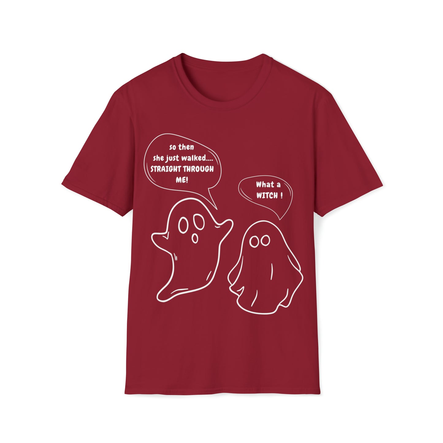 Halloween T-Shirt, Talking Ghosts, White Text