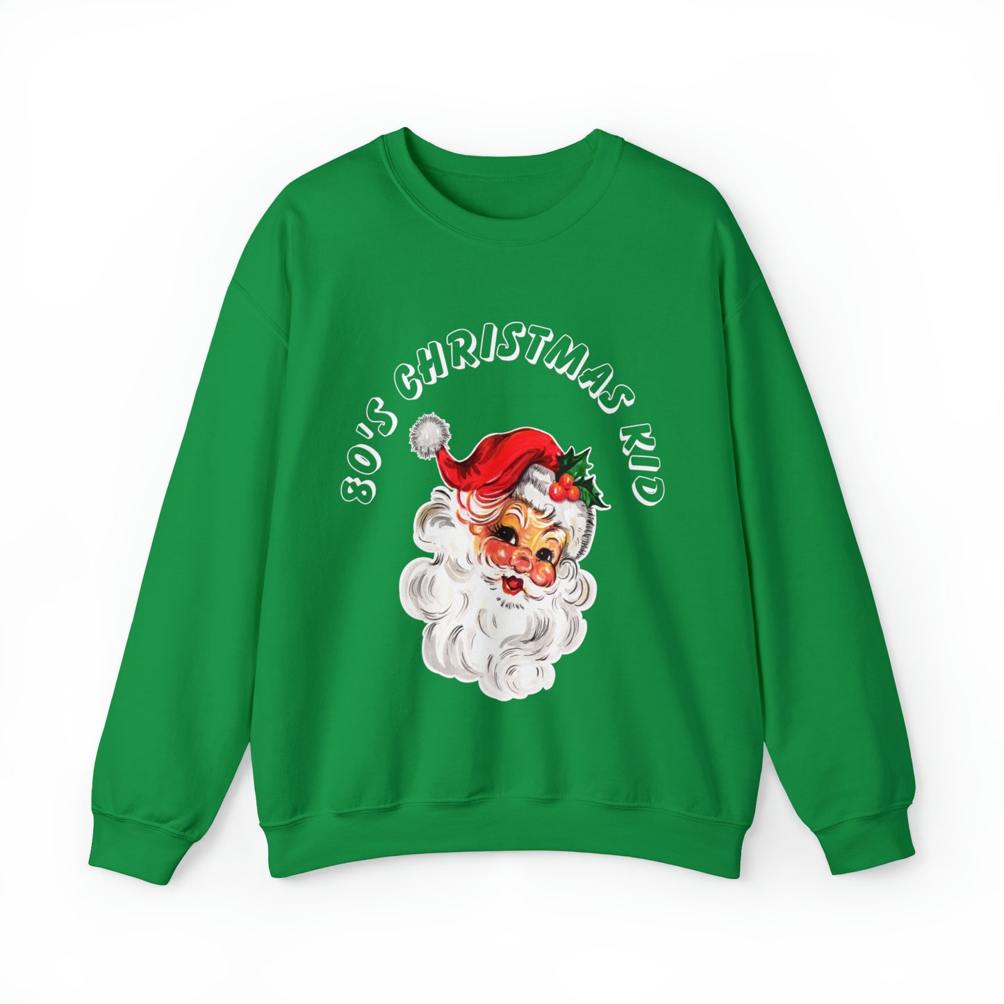 Christmas Sweatshirt, 80's Christmas Kid Design, Unisex
