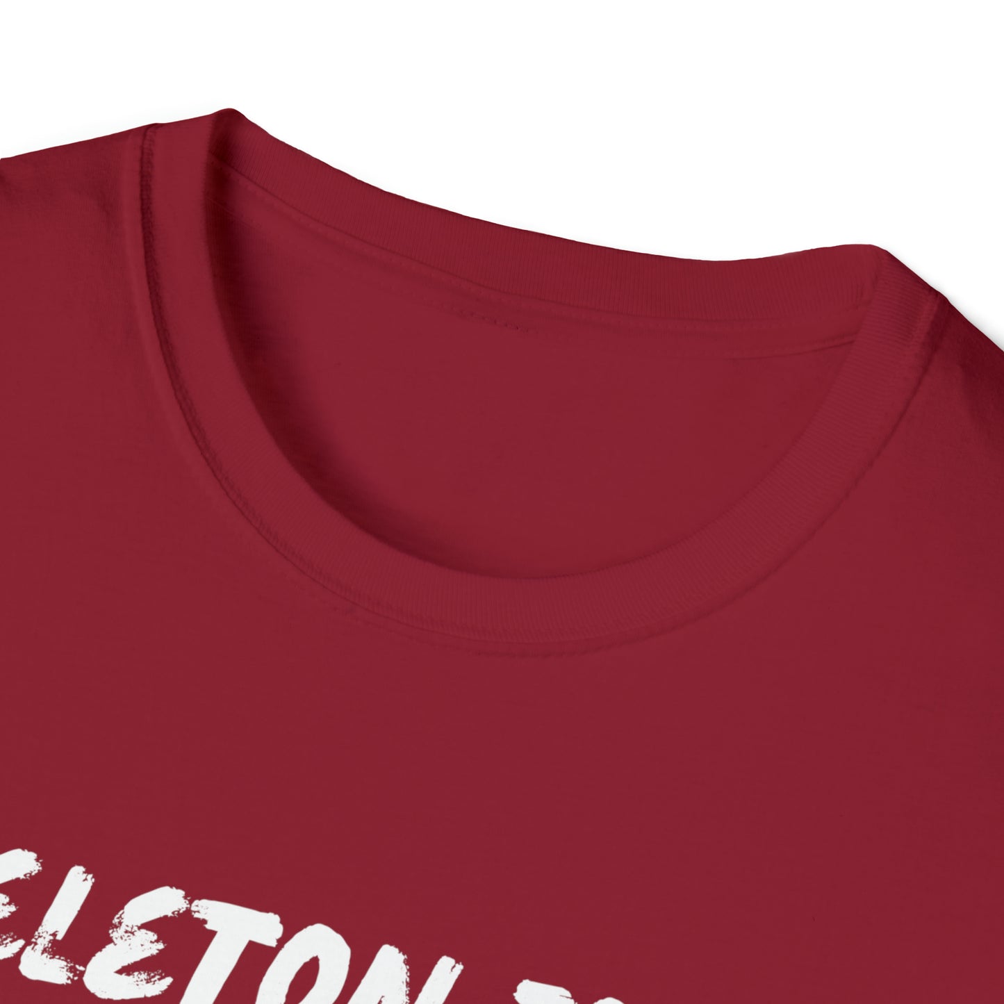 Halloween T-Shirt, Skeleton Joke, White Text