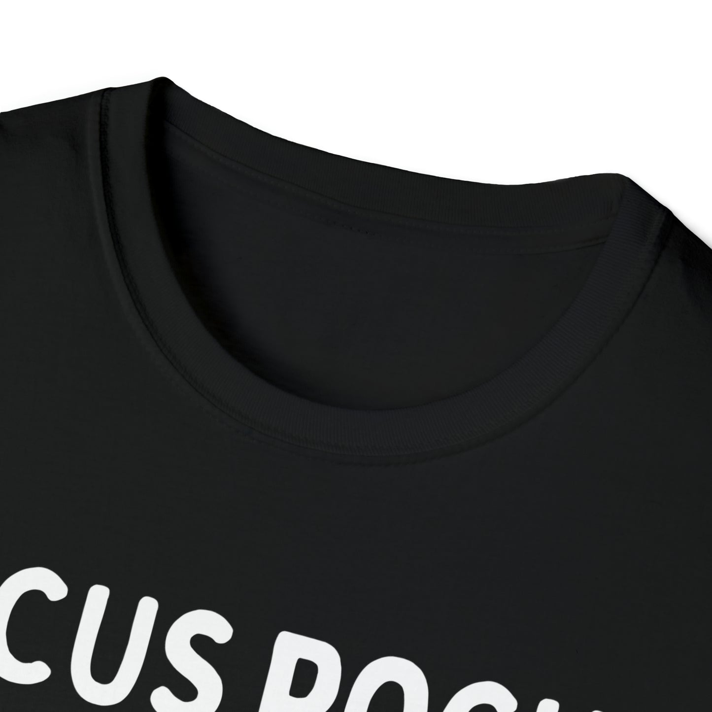 Halloween T-Shirt, Hocus Pocus Focus, White Text