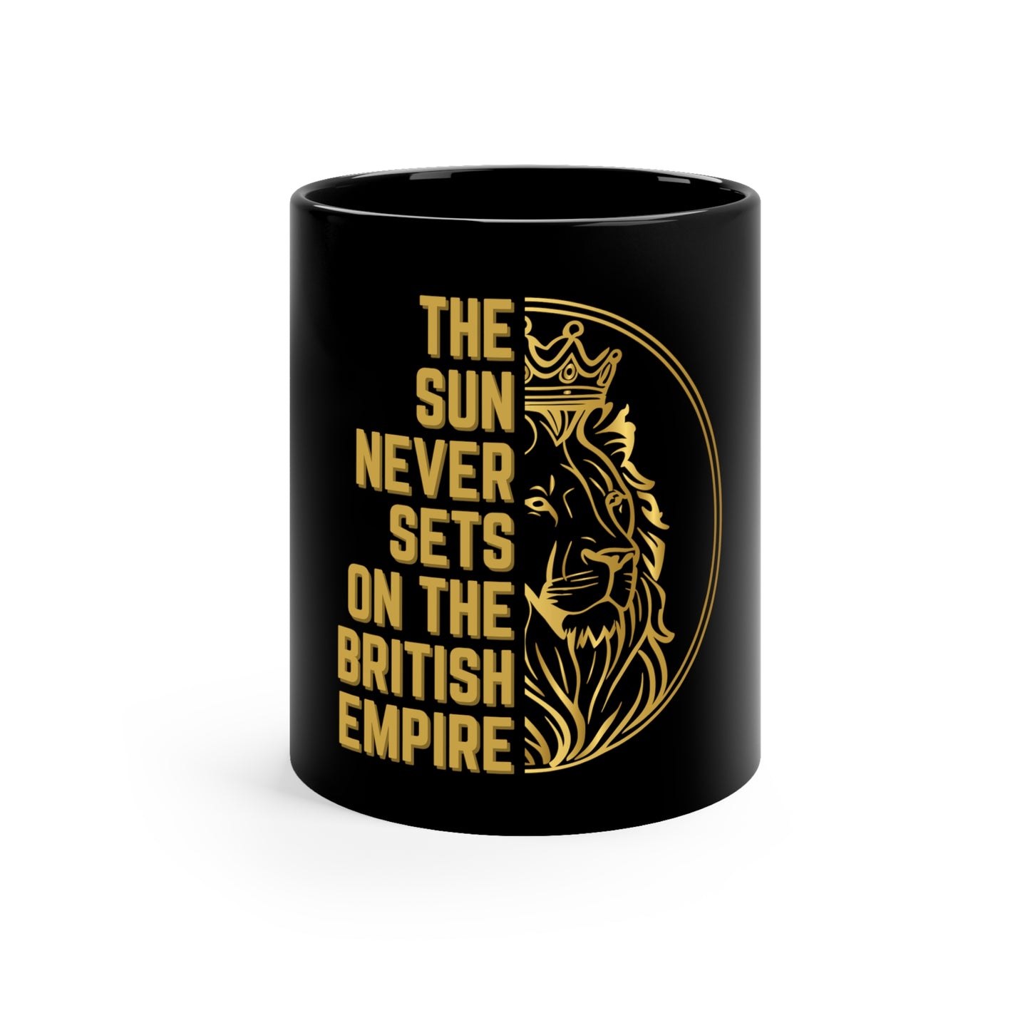 Remembrance Mug, Black, The Sun Never Sets on the British Empire