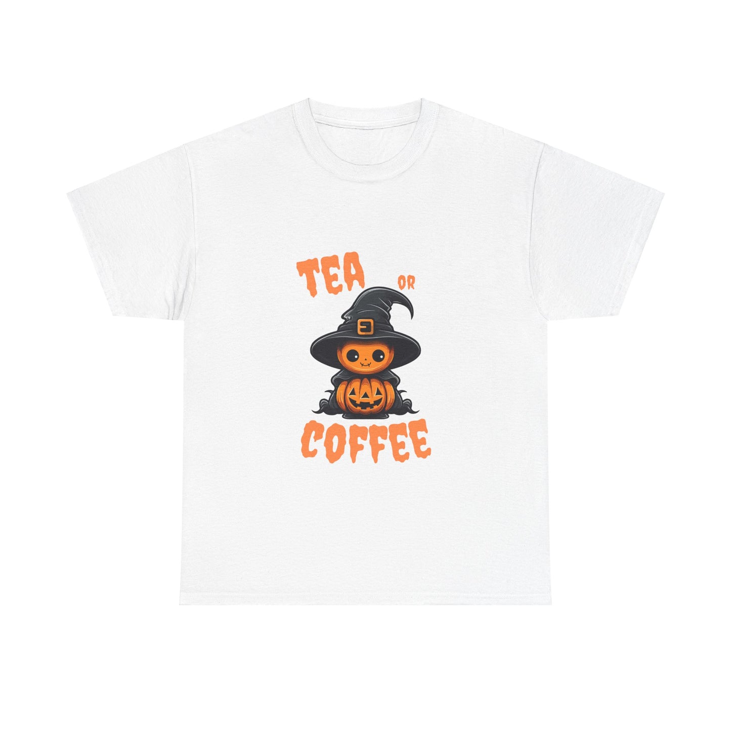 Halloween Tee - Tea or Coffee Logo Unisex T-Shirt