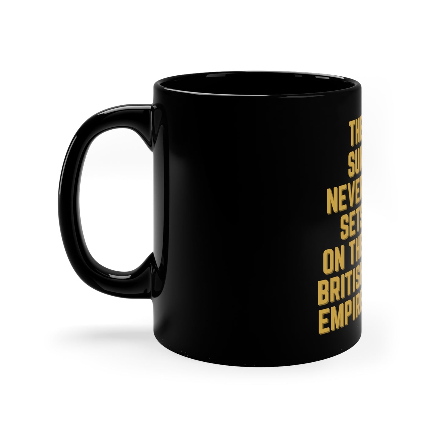 Remembrance Mug, Black, The Sun Never Sets on the British Empire